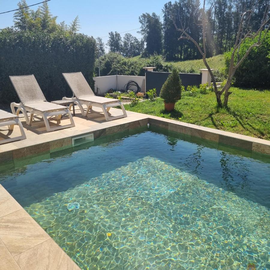 Rez De Villa Avec Piscine Privee, Wifi, Jardin Cloture Penta di Casinca Bagian luar foto